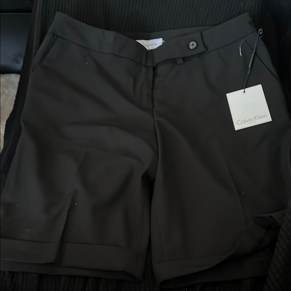 Calvin Klein Pants - Calvin Klein Black Bermuda Shorts Tailored Design